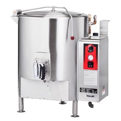 Vulcan GS60E 60 Gallon Stationary Steam Jacketed Gas Kettle - 135,000 BTU