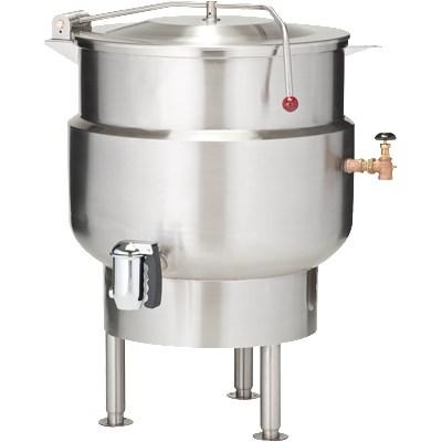 Vulcan K20DL 20 Gal Direct Steam Kettle, Stationary, 2/3 Jacket, 208v/3ph