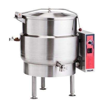 Vulcan K40ELT 40 Gal Electric Steam Kettle, Manual Tilt, 2/3 Jacket, 208v/3ph