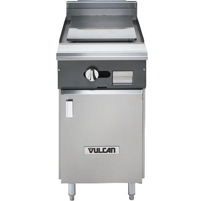 Vulcan V1P18B Heavy Duty Range, 18"W, Cabinet Base, Plancha