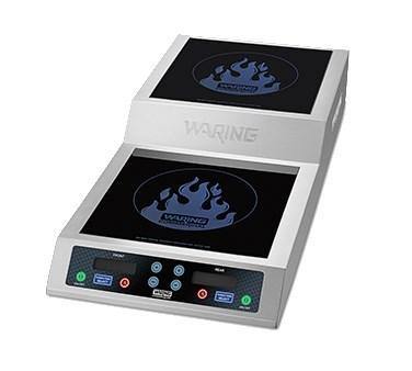 Waring WIH800 Induction Range, Double, countertop, 208/240v/60/1-ph