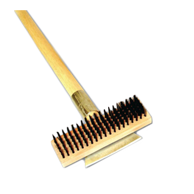 Thunder Group WDBS027H 27"L Heavy Duty Wire Brush w/ Scraper