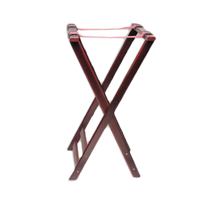 Thunder Group WDTHTS032 Folding Wooden Tray Stand w/ Mahogony Finish