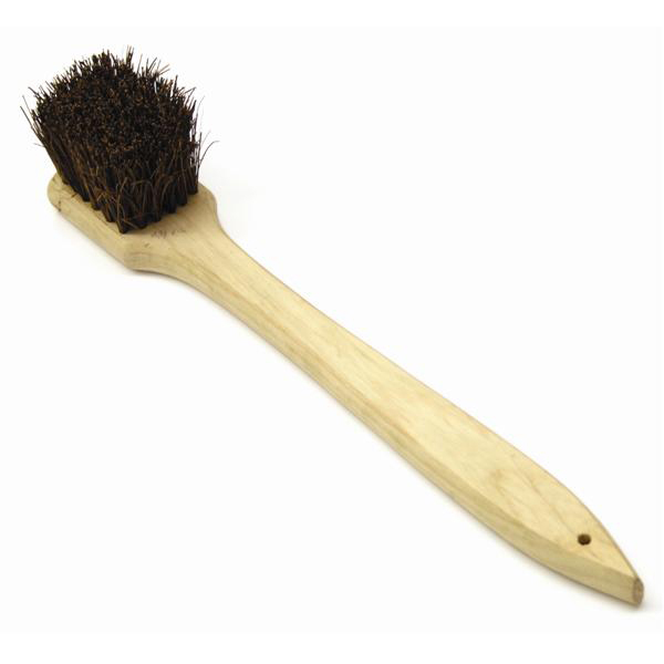Thunder Group WDWB020 Wok Brush, 20"L, hanging hole, palmyra bristles, wood handle