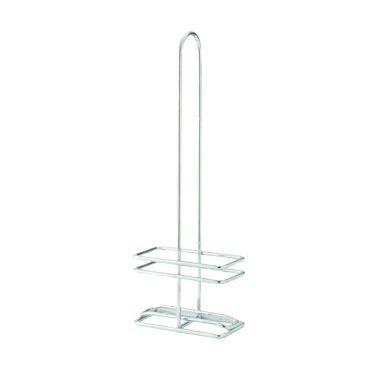 Winco WH-16 Oil/Vinegar Cruet Rack, for 16 oz. square bottles (GOB-16), chrome plated, fits GOB-16