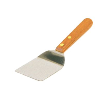 Crestware WHT22 Cake Server 2 1/4 x 2 1/2  stainless steel wood handle