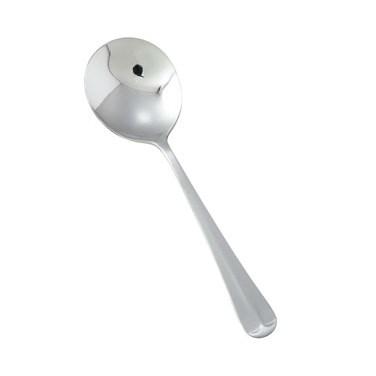 Winco 0015-04 Bouillon Spoon 6", Stainless Steel, Heavy Weight, Lafayette Style