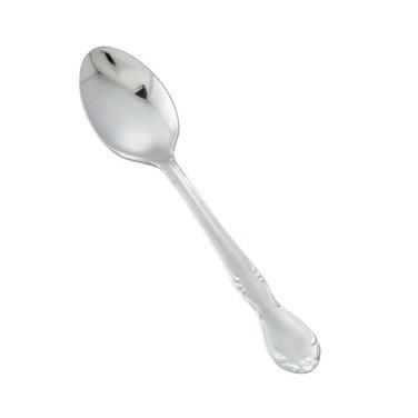 Winco 0024-01 Teaspoon, 6-1/4", Stainless Steel, Extra Heavy Weight, Elegance Plus