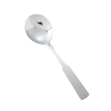 Winco 0025-04 Bouillon Spoon 6", Stainless Steel, Heavy Weight, Houston