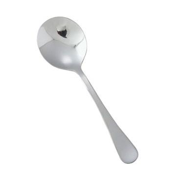 Winco 0026-04 Bouillon Spoon 5-7/8", Stainless Steel, Heavy Weight, Elite