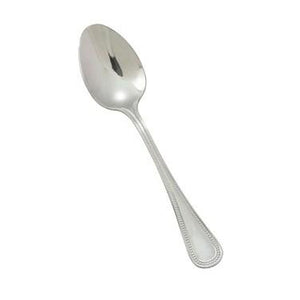 Winco 0036-03 Dinner Spoon, 7-1/4" Stainless Steel, Extra Heavy, Deluxe Pearl Style