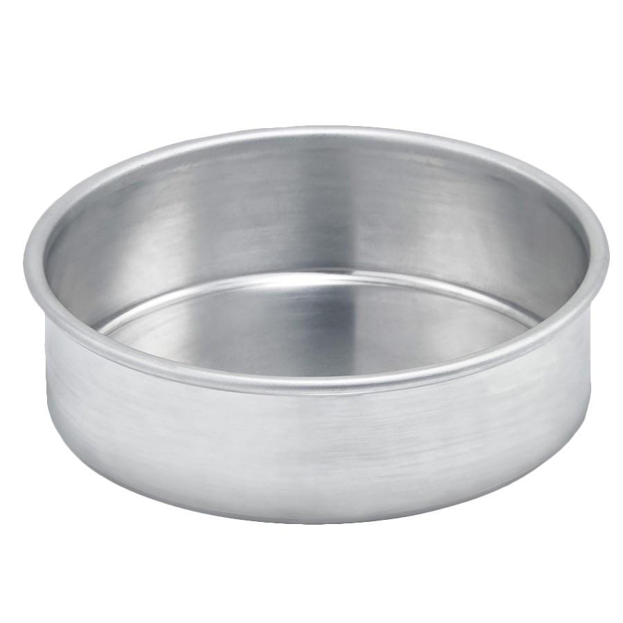 Winco ACP-062 Layer Cake Pan, 6" Dia x 2" Deep, Round, Aluminum