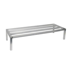 Winco ADRK-2060 Dunnage Rack, Aluminum, 20" X 60" X 12"