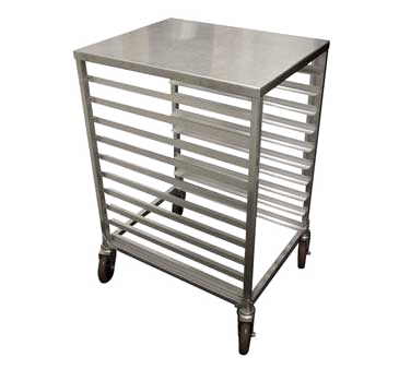 Winholt AL-1810H/SSTOP, 1/2 Size Pan Rack with removable stainless steel top