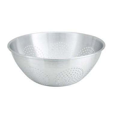 Winco ALO-16 Chinese Colander, 16 Qt, 16" Dia X 8"H, Round, Aluminum