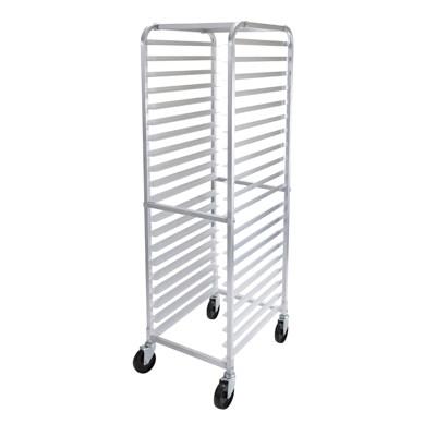 Winco ALRK-20 Mobile 20-Tier Aluminum Sheet Pan Rack