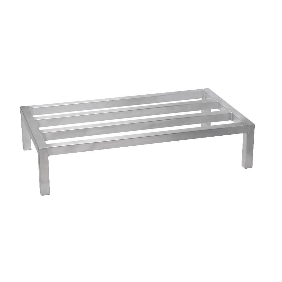 Winco ASDR-1424 Dunnage Rack, Aluminum, 14“ X 24" X 8”