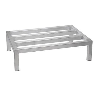 Winco ASDR-1436 Dunnage Rack, Aluminum, 14" X 36" X 8"