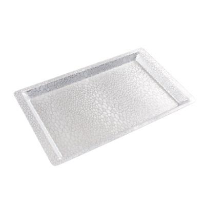 Winco AST-1S Acrylic Textured Display Tray, Silver