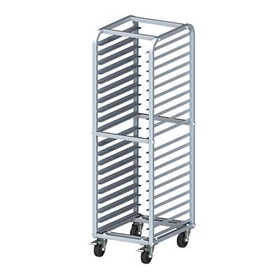 Winco AWRK-20HBK Mobile 20-Tier Welded Sheet Pan Rack, Aluminum