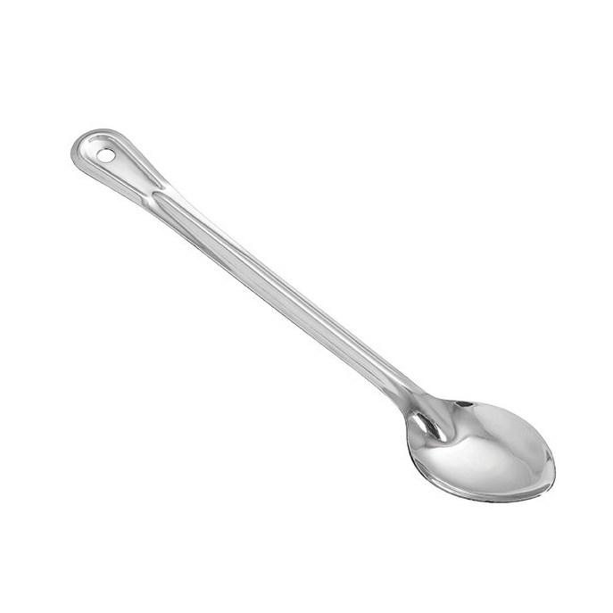 Winco BSOT-15H Heavy-Duty Basting Spoon, Stainless Steel, 1.5mm, Solid, 15”