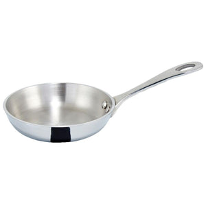 Winco DCFP-4S Mini 4" Fry Pan, Stainless Steel, 5 Oz