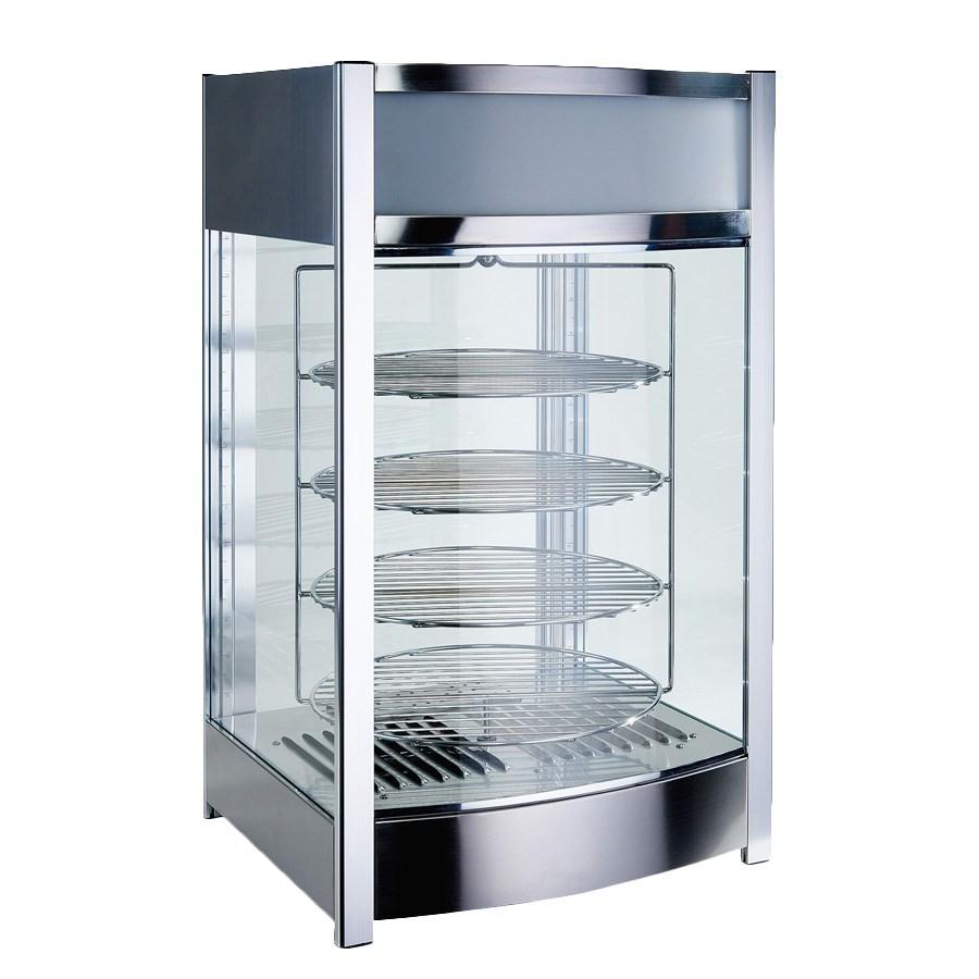 Winco EDM-2 Electric Heated Pizza/Pretzel Merchandiser