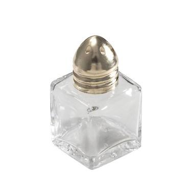 Winco G-101 Square Shaker, 1/2 Ounce, Brass