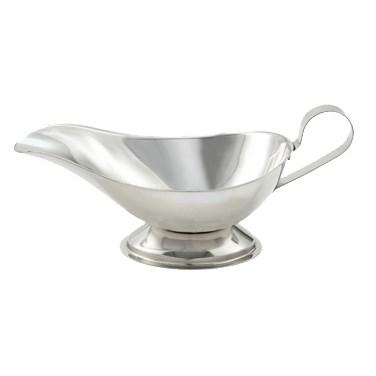 Winco GBS-10 Stainless Steel Gravy Boat, 10 Oz