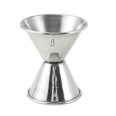 Winco J-4 Stainless Steel Double Jigger 1 Oz X 1.5 Oz