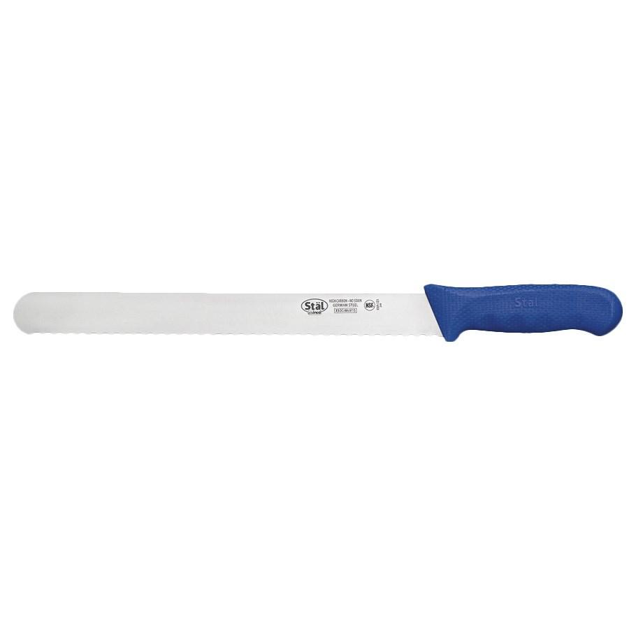 Winco KWP-121U Stal 12” Wavy Edge Slicer, Blue