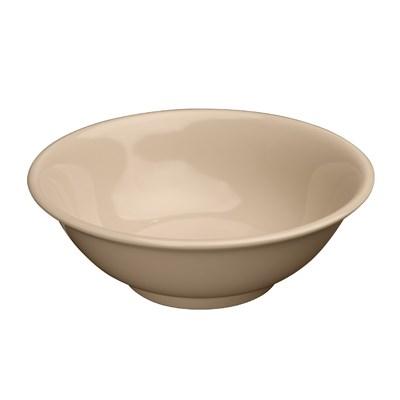 Winco MMB-41 Melamine Rimless Bowls, Tan, 8" Dia