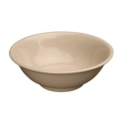 Winco MMB-52 Melamine Rimless Bowls, Tan, 8-1/2" Dia