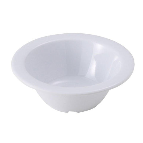 Winco MMB-5W Melamine Fruit Bowls, White, 4-3/4" Dia