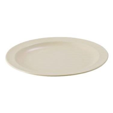 Winco MMPR-10 Melamine Round Plates, Tan, 10-1/4"