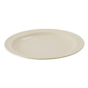 Winco MMPR-8 Melamine Round Plates, Tan, 8"