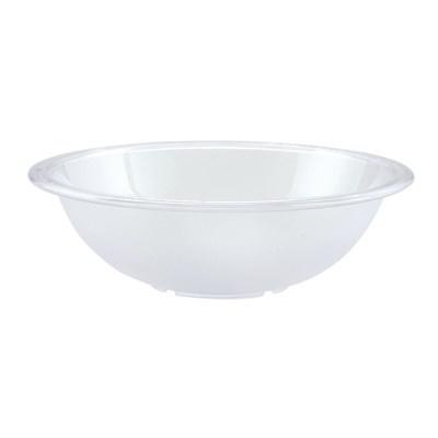 Winco PBB-10 Pebbled Salad Bowl, 10-3/4" Dia, Polycarbonate, Clear