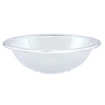 Winco PBB-6 Pebbled Salad Bowl, 6-3/4", Polycarbonate, Clear