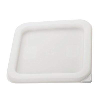 Winco PECC-S Cover for Square Storage Container, 2 | 4 Qt, White