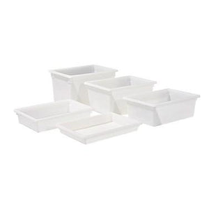 Winco PFFW-12 Food Storage Box, White Polypropylene, Full, 12”