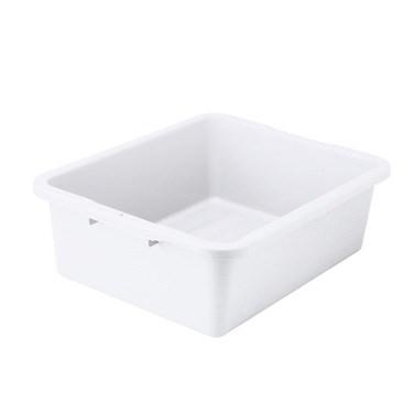 Winco PLW-7W 7" Dish Box, Heavy-Duty, White