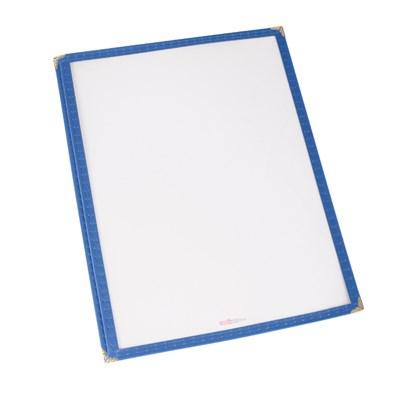 Winco PMC-9B Single Pocket Menu Cover, Blue, 9-5/16 X 12-1/8