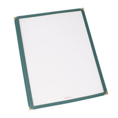 Winco PMC-9G Single Pocket Menu Cover, Green, 9-5/16 X 12-1/8