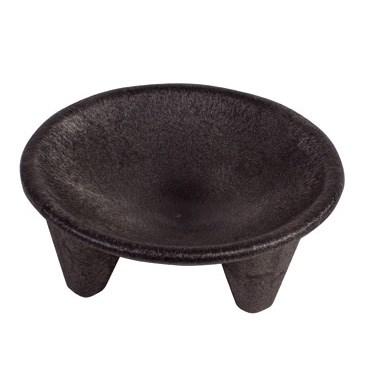 Winco PMP-12 12 Oz Molcajete Salsa Plates, 2 Per Pack