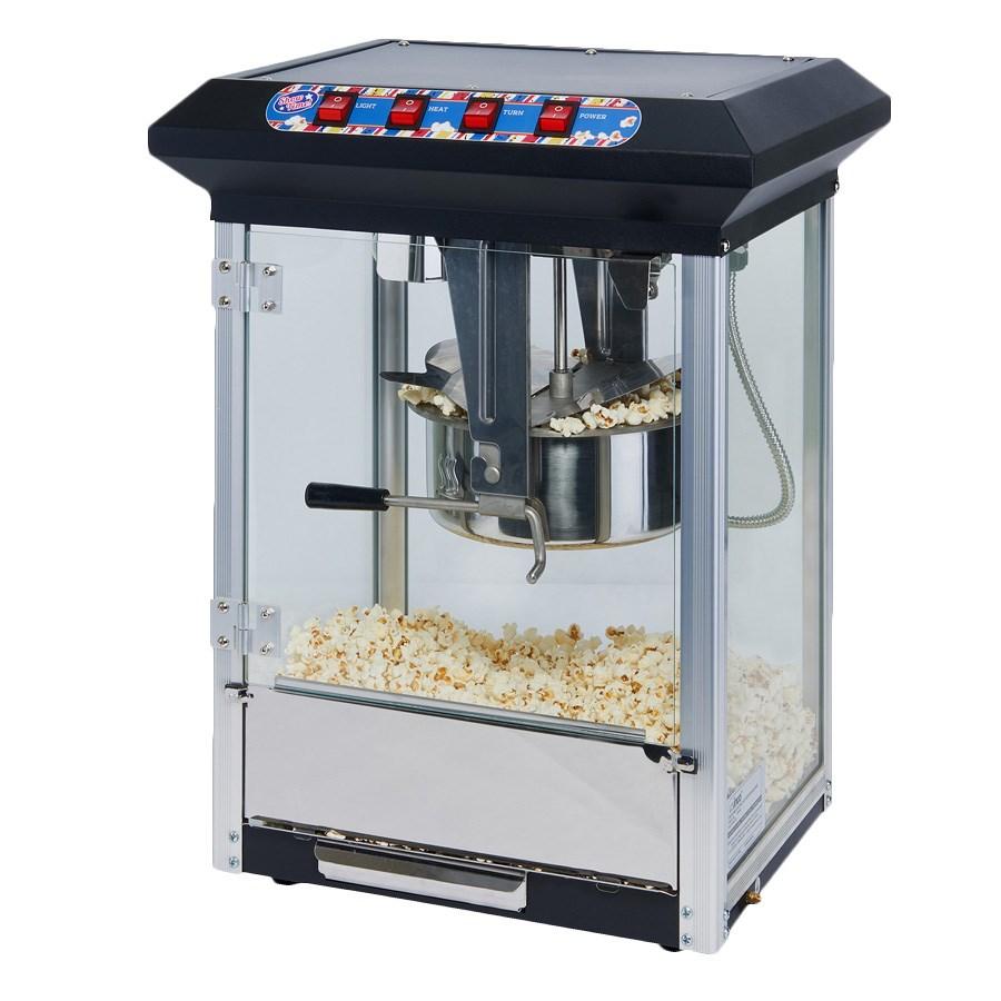 Winco POP-8B Showtime Electric Popcorn Popper, Black