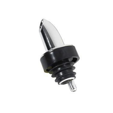 Winco PP-C Classic Chrome Pourers, Fast Flow, Black Collar