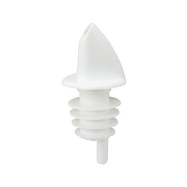 Winco PPR-2W Free Flow Pourers, White