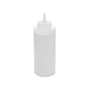 Winco PSW-16 Wide-Mouth Squeeze Bottles, 16 Oz, Clear
