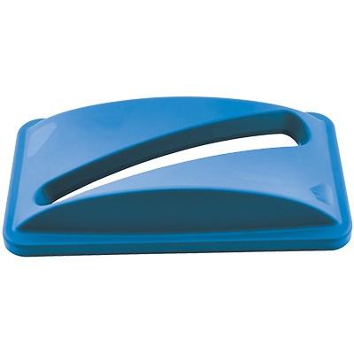 Winco PTCP-23L Cover For 23 Gallon Slender Trash Can, Paper, Blue