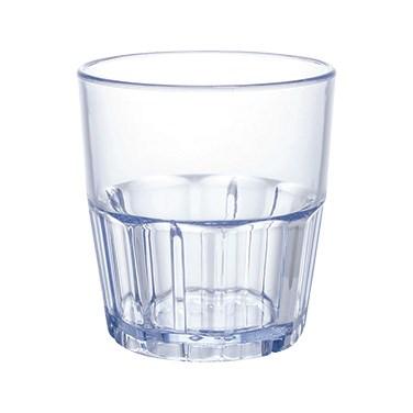 Winco PTSN-12 Havana Tumbler, Plastic, 12 Oz